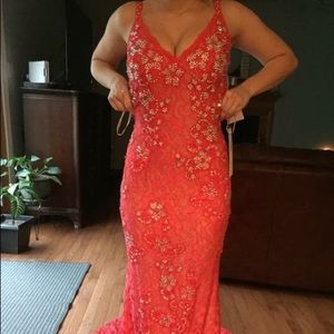 Jovani 26533 prom dress in red